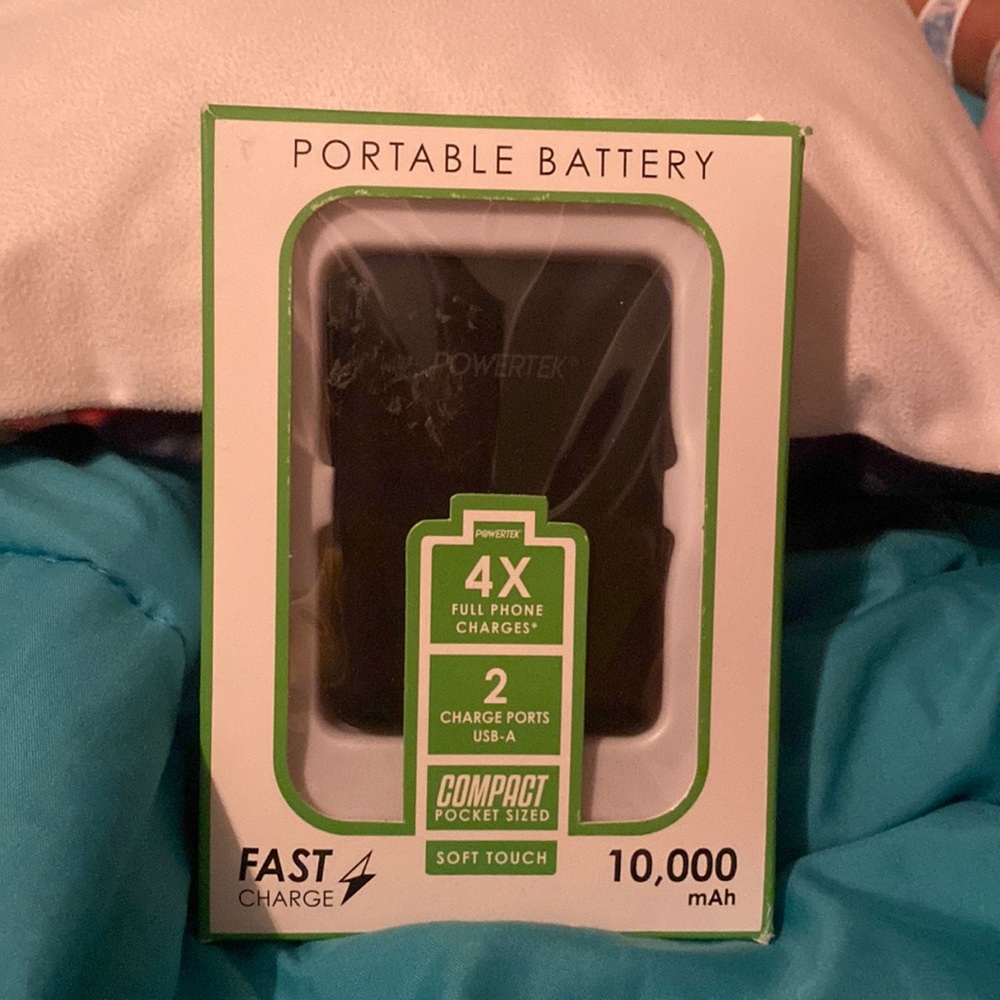 NWT portable battery!